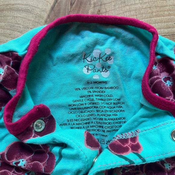 Kickee Pants Button Gown 0-3 months - Picture 2 of 3